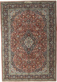 Kashan Tappeto persiano 300 x 210 Rosso (Iran) Annodato A Mano