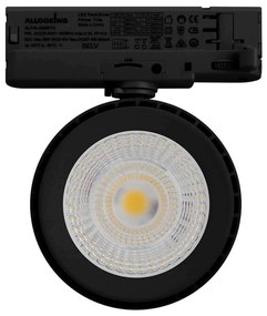 Faro LED 36W Slim per Binario Trifase Orientabile 60° Nero 3CCT Bianco Variabile Colore Bianco Variabile CCT