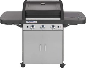 Campingaz 3 Series Classic L Plus Barbecue Grill a 3 Bruciatori con Fornello Laterale, Nero/Argento, 144 x 66 x 147 cm