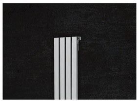 Kamalu - termoarredo radiatore bagno 180x30cm con elementi piatti modello kam-370