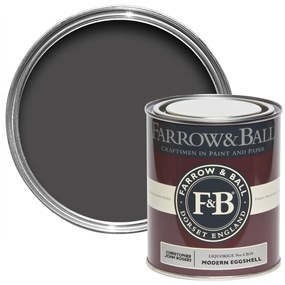 Farrow & Ball Modern Eggshell - 0,75l - Liquorice CB10