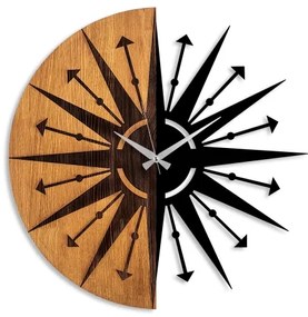 Orologio da parete diametro 56 cm 1xAA legno/metallo