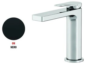 Rubinetto per lavabo a canna bassa Soffio nero opaco GATTONI RUBINETTERIA