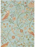 Morris & Co Carta da parati Newill - Peppermint/ Russet