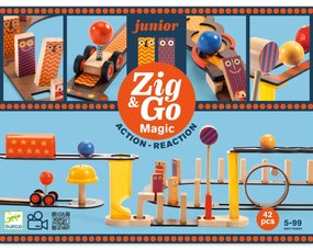 Percorso domino - Zig & Go Junior - Magic - 42 pz