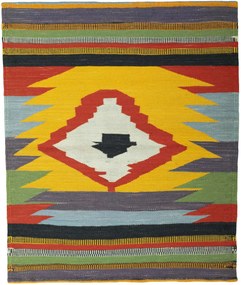 Kilim Tappeto persiano 110 x 90 (Iran) Tessuto A Mano