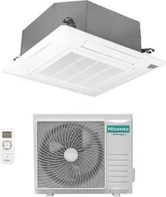 Climatizzatore Condizionatore Hisense Inverter a Cassetta serie turbo 24000 Btu ACT71UR4RJC8 + AUW71U4RK8 R-32 Wi-Fi Optional Classe a++/a+ con