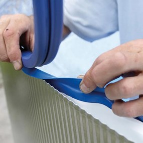 Liner blu Mosaicato 50/100 W 375 cm x L 7.3 m, Ø 375 cm