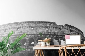 Carta da parati autoadesiva – Colosseo in bianco e nero