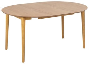 Tavolo da pranzo rotondo con effetto rovere allungabile con estensione ø 115 cm Montreux – Actona