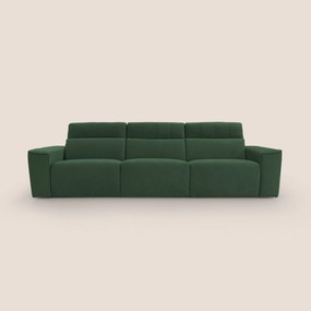 Clark Divano modulare 3 sedute con opzione relax elettrico in tessuto smacchiabile impermeabile T17