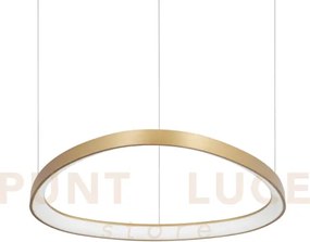 Gemini sospensione led 47 w on-off 5400 lm 4000 k ottone  61cm