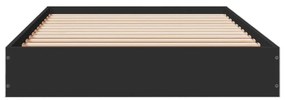 Giroletto nero 90x200 cm in legno multistrato