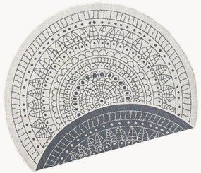 Tappeto rotondo reversibile da interno-esterno Porto