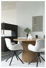 Tavolo da pranzo rotondo effetto pioppo ø 120 cm Boavista - House Nordic