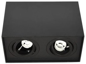 Faretto SIROCO 2xGU10/30W/230V nero