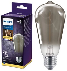 Lampadina LED SMOKY VINTAGE Philips ST64 E27/2,3W/230V 2700K