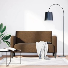 Divano Divanetto Marrone 110 Cm İn Similpelle /