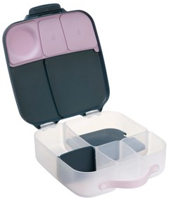 Box porta merenda grande – indaco/rosa