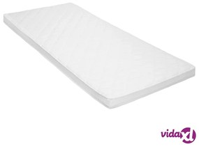 vidaXL Coprimaterasso 100x200cm Schiuma a Freddo Superficie a Onde 6cm