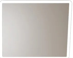Specchio con illuminazione integrata bagno rettangolare L 80 x H 70 x P 3 cm