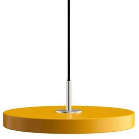 Asteria Mini Lampada a Sospensione Giallo Zafferano/Top Acciaio - UMAGE