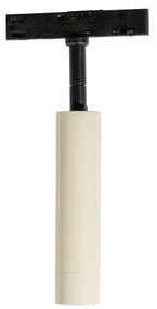 Faretto moderno beige e nero per sistema binario monofase - Slimline Uzzy