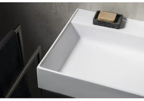 Sapho - Lavabo sospeso GODIVA 58x44 cm marmo/bianco