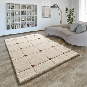 Tappeto color mattone/color crema 160x230 cm Brenda – Universal