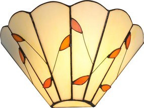Brilagi - Applique da parete in vetro stile Tiffany FOLIA 1xE14/40W/230V