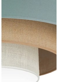 Duolla-Plafoniera LED LUNETA LED/26W/230V diametro 60 cm 4000K turchese/beige