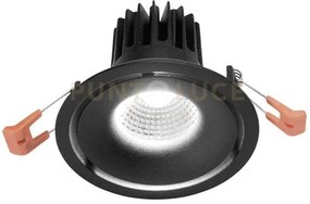 Gfa1031c- faretto da incasso in alluminio diffusore trasparente a l...