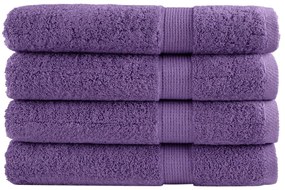 Asciugamani Per Sauna Solund 4 Pz Viola 80x200 Cm 600 G/m² /