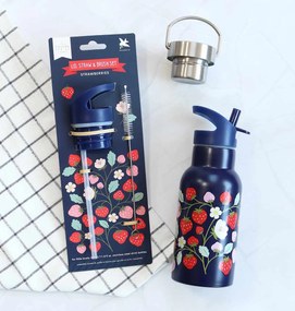 A Little Lovely Company - accessori per borraccia in acciaio inox - fragole