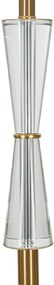 Lampada da Terra Cristal Elegante Ø 40 cm, Altezza 153 cm