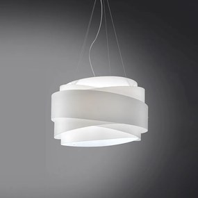 Sospensione Moderna 1 Luce Bea In Polilux Bianco D60 Made In Italy