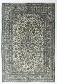 Kashan Tappeto persiano 350 x 240 Beige (Iran) Annodato A Mano