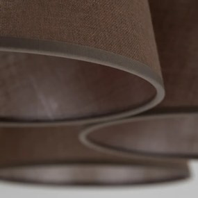 Brilagi - Lampadario da soffitto LATTE 5xE27/15W/230V pino/marrone