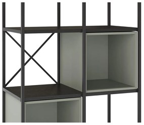 Libreria verde-nera 71x179 cm Anya - Marckeric