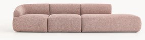 Chaise longue componibile 2 posti in bouclé Sofia