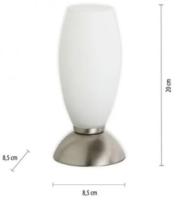 Paul Neuhaus 4412-55 - Lampada da tavolo touch dimmerabile JOY 1xG9/28W/230V