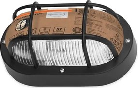 Osram - Lampada da parete per esterni BULKHEAD 1xE27/10W/230V IP54 nera