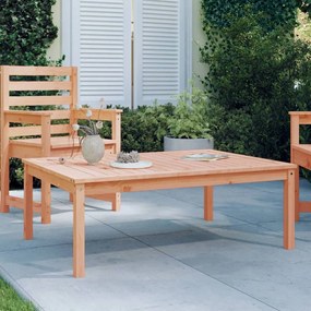 Tavolo da giardino 121x82,5x45 cm in legno massello di douglas
