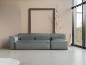 Chaise lounge componibile verde (con penisola a sinistra) Flex Felix – Miuform