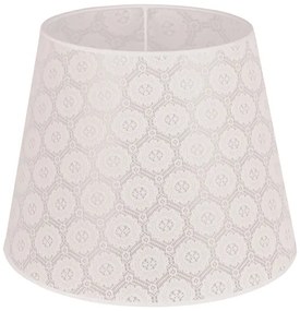 Duolla - Paralume per lampada da terra CLASSIC L E27 diametro 38 cm bianco