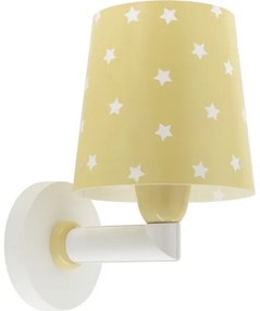 Dalber 82219A -  Applique per bambini STAR LIGHT 1xE27/60W/230V giallo