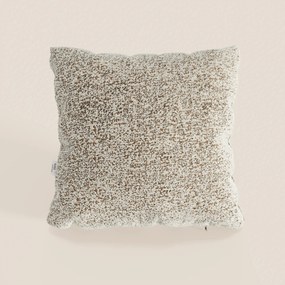 Magnolia cuscino disponibile in diversi colori realizzato in pregiato bouclé mélange morbido e strutturato T29.