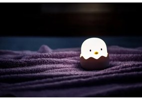 MegaLight - Lampada LED RGB dimmerabile ricaricabile per bambini EGGY EGG LED/5V