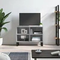 Mobile Porta TV Grigio Sonoma 69,5x30x50cm in Legno Multistrato 826978