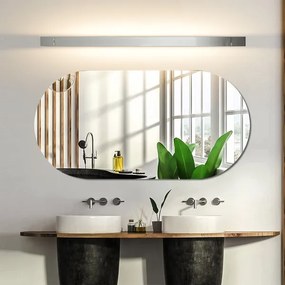 Brilagi-LED Specchio da bagno illuminato AQUA LINE LED/24W/230V 90 cm IP44 cromo lucido